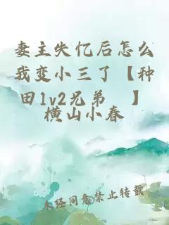 妻主失憶后怎么我變小三了【種田1v2兄弟丼】