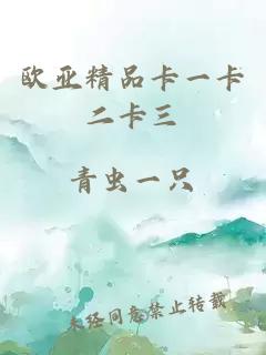 歐亞精品卡一卡二卡三