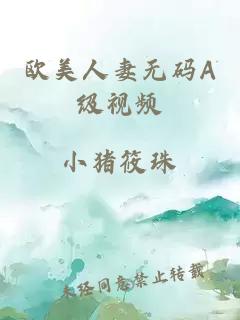 歐美人妻無碼A級視頻